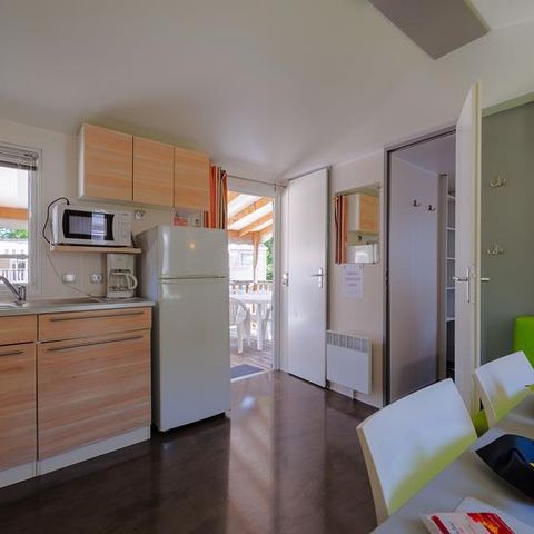 Mobilheim 2 personen - 2 Personen inbegriffen - 4 weitere - Personen gegen Aufpreis möglich - Bitte kontaktieren Sie den Campingplatz