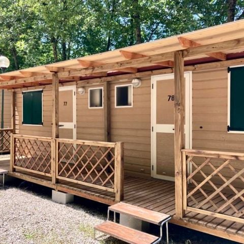 BUNGALOW 2 personnes - Mobil-home d'une chambre à coucher - sans cuisine