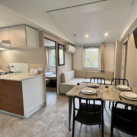 BUNGALOW 2 personnes - (2 personnes incluses - 2 personnes supplémentaires possibles moyennant un supplément, veuillez contacter le camping)