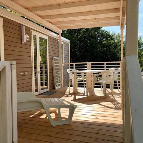 Mobilheim 4 Personen - (2 Personen inbegriffen - 2 weitere Personen gegen Aufpreis möglich, bitte kontaktieren Sie den Campingplatz)