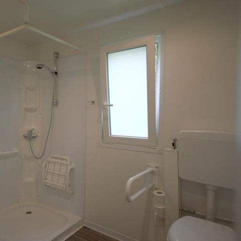 MOBILE HOME 2 people - Mobile home - Accessible to persons with reduced mobility (2 persons included - 2 additional persons possible with surcharge, please contact campsite)