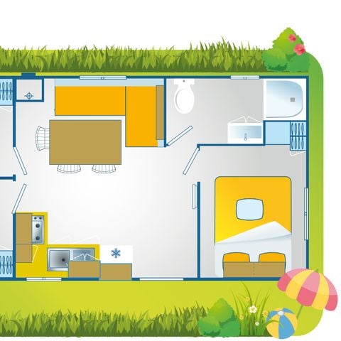 Casa mobile 4 persone - Premio felice