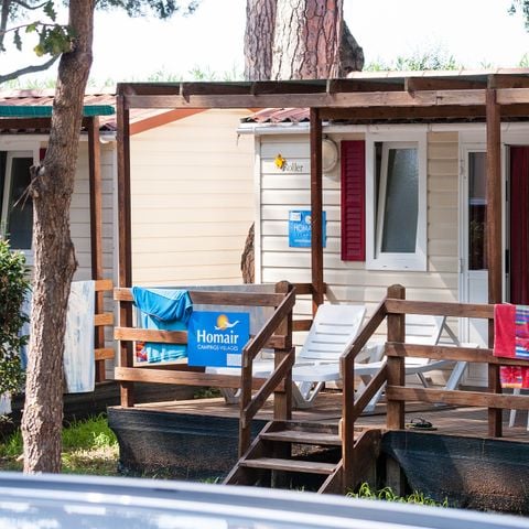 MOBILHOME 6 personnes - Classic | 2 Ch. | 4/6 Pers. | Terrasse surélevée | Clim.