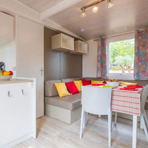 Mobilhome 6 personas - Confort | 3 Dormitorios | 6 Pers. | Terraza elevada | Aire acondicionado