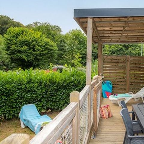 MOBILHOME 6 personnes - Comfort | 3 Ch. | 6 Pers. | Terrasse surélevée | Clim.