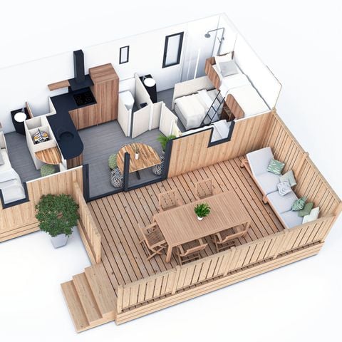 Mobile home 5 persons - SunLodge Mobile home Katsura (New 2025!)