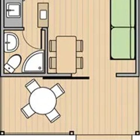 Bungalow 5 personen - Standaard B05