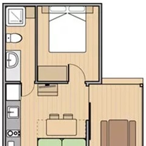 Bungalow 4 personen - Premium B11