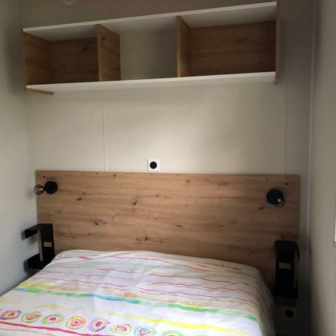 Mobilheim 2 personen - Solo 1 Schlafzimmer überdachte Terrasse