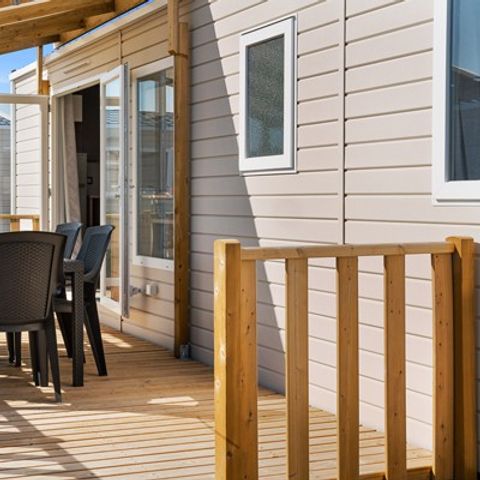 Mobile home 6 persons - Mobile home | Premium | 3 Bedrooms | 6 Pers | Raised terrace | Air conditioning | TV