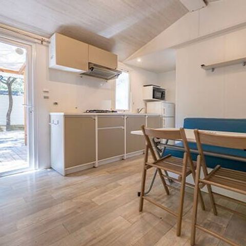 Mobile home 4 persons - Mobile-home | Comfort | 2 Bedrooms | 4 Pers. | Raised terrace | Air-con.