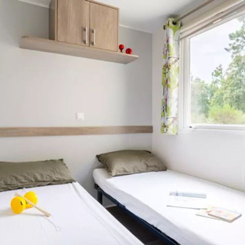Mobile home 6 persons - Mobile-home | Comfort | 3 Bedrooms | 6 Pers. | Raised terrace | TV