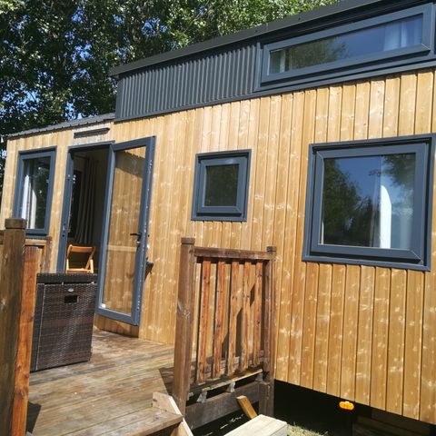 ALOJAMIENTO INUSUAL 4 personas - Tiny Home, Ideal para 4, Luminosa y espaciosa con su almacenamiento optimizado: ¡Lo tiene todo de una grande!