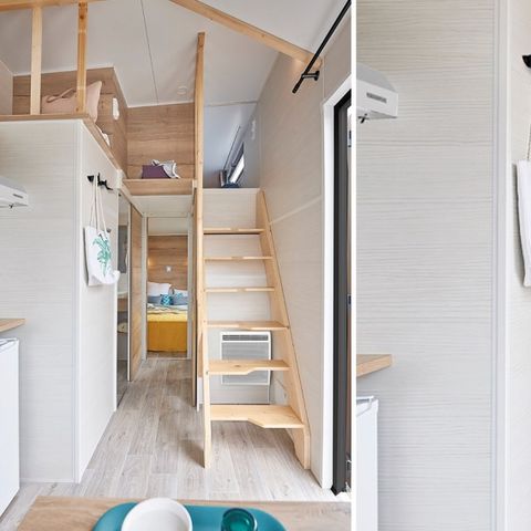 ALOJAMIENTO INUSUAL 4 personas - Tiny Home, Ideal para 4, Luminosa y espaciosa con su almacenamiento optimizado: ¡Lo tiene todo de una grande!