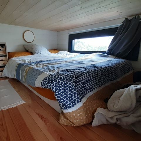 AUßERGEWÖHNLICHE UNTERKUNFT 2 Personen - TINY HOUSE MIT ALLEM KOMFORT INMITTEN DER NATUR IM HERZEN DES CAMPINGPLATZES