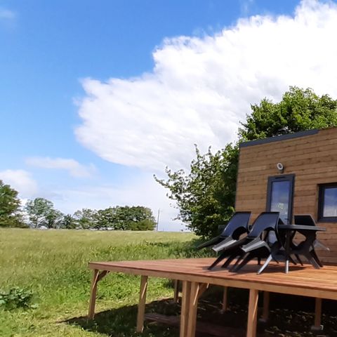 UNIEKE ACCOMMODATIE 2 personen - TINY HOUSE MET ALLE COMFORT IN HET HART VAN DE CAMPING