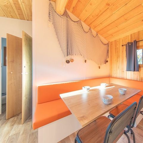 Mobilhome 4 personnes - 2 CHAMBRES BOIS