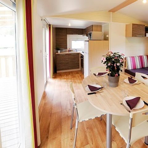 MOBILHOME 6 personnes - Mobil-home Standard 35m² 3 chambres + Terrasse + TV