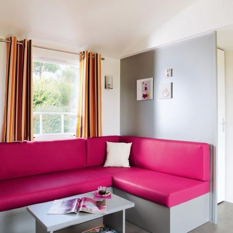 Mobile home 4 persons - Standard 29m² 2 bedrooms + semi-covered terrace