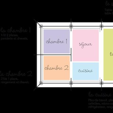 CANVAS BUNGALOW 5 people - Freeflower Eco without sanitary facilities