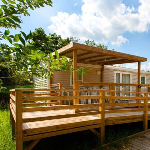 CASA MOBILE 6 persone -  32m² 2 camere da letto + terrazza - adatto a persone con mobilità ridotta