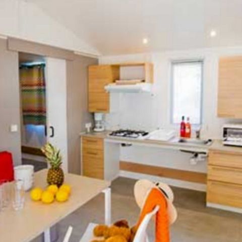 CASA MOBILE 6 persone -  32m² 2 camere da letto + terrazza - adatto a persone con mobilità ridotta