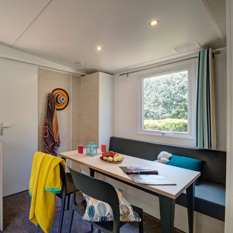 Mobile home 6 persons - Comfort Mobile-home 35m² 3 bedrooms + semi-covered terrace + TV + dishwasher