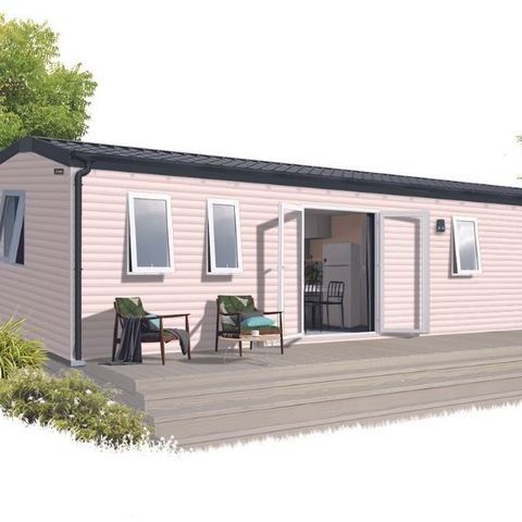 Mobilheim 8 personen - Mobilheim Confort+ 8 Personen 4 Schlafzimmer 2 Bäder