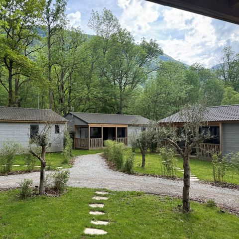Chalet 4 persone - Premium 42m² - 2 camere - Da letto - Terrazza coperta - Aria condizionata reversibile - TV