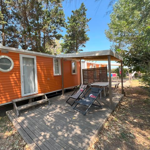 MOBILE HOME 6 people - 3 bedrooms - TV - CLIM