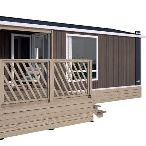 Casa mobile 7 persone - Evasion+ - 7 persone - 2 camere - Da letto 28m² - 2 bagni