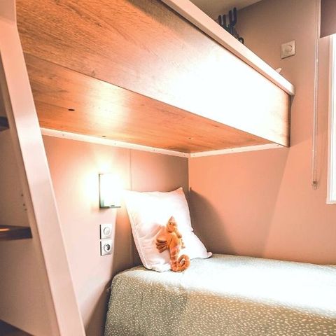 Stacaravan 4 personen - Mahana - 2 slaapkamers - 28m² - 2 badkamers