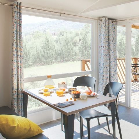 Stacaravan 7 personen - Evasion+ - 7 slaapplaatsen - 2 slaapkamers - 28m² - Badkamer