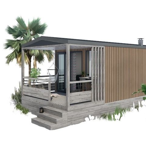 Stacaravan 4 personen - Mahana voor - 2 kamers - 28m²