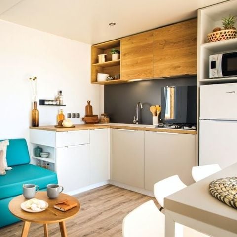 Stacaravan 6 personen - Mahana voor - 3 kamers - 33m² - Franse Rivièra