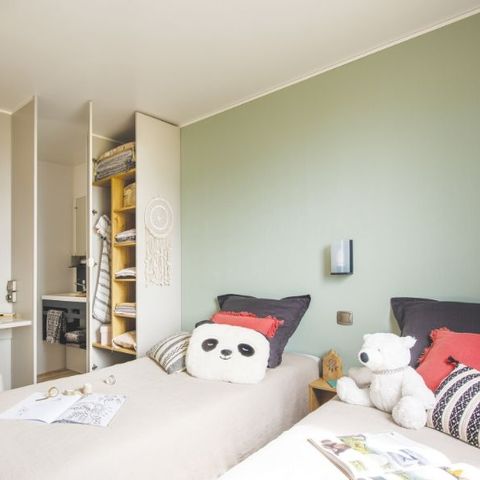 Mobilheim 6 Personen - Premium 6 Personen 2 Zimmer 2sdb