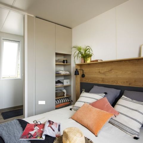 Stacaravan 4 personen - Premium voor - 2 slaapkamers - 28m²
