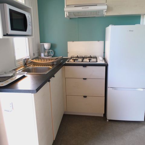 MOBILHOME 4 personas - 2 habitaciones, 23m2 categoría 1