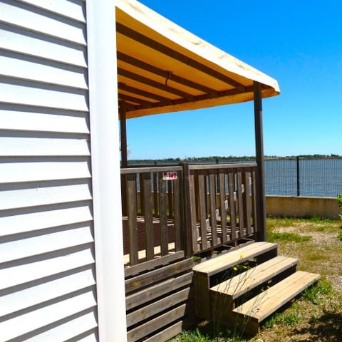 BUNGALOW 6 personnes - 4/6 personnes 2 chambres, LUXE et bord d'étang, 31m2 catégorie 4