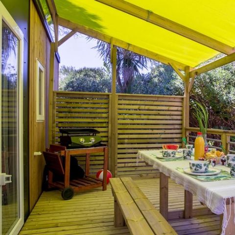 Stacaravan 4 personen - Stacaravan Confort+ 4personnes 2kamers 2SDB 34m²