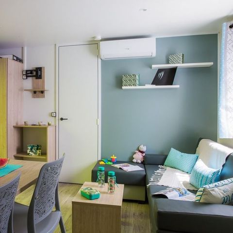 Stacaravan 4 personen - Stacaravan Confort+ 4personnes 2kamers 2SDB 34m²