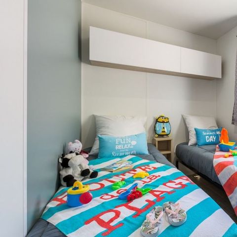 Stacaravan 6 personen - Stacaravan Confort+ 6personnes 3kamers 2SDB 39m² (39m²)