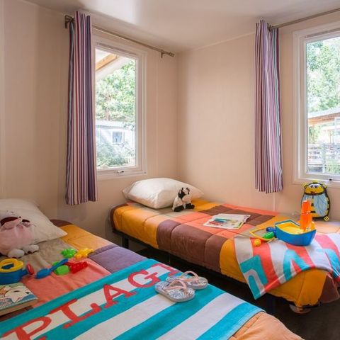 Stacaravan 4 personen - Stacaravan Cocoon voor 4 personen, 2 slaapkamers, 25 m², zonder airconditioning