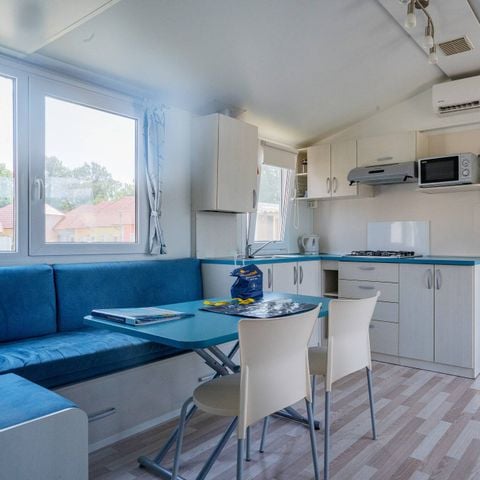 Mobilheim 6 personen - Comfort | 3 Zi. | 6 Pers. | Erhöhte Terrasse | Clim.