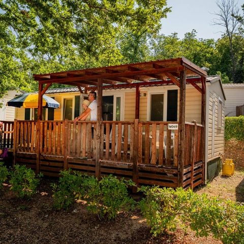 Mobilheim 6 personen - Comfort | 3 Zi. | 6 Pers. | Erhöhte Terrasse | Clim.