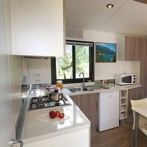 Mobilhome 6 personnes - Comfort XL | 2 Ch. | 4/6 Pers. | Terrasse surélevée | Clim.