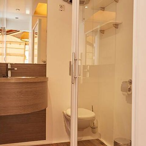 Tente en toile et en bois 5 personnes - Tente Safari | 2 Ch. | 4/5 Pers. | Clim.