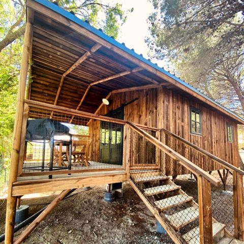 Accommodation 5 persons - LODGE PILOTIS PRIVILEGE - View of the African Reserve