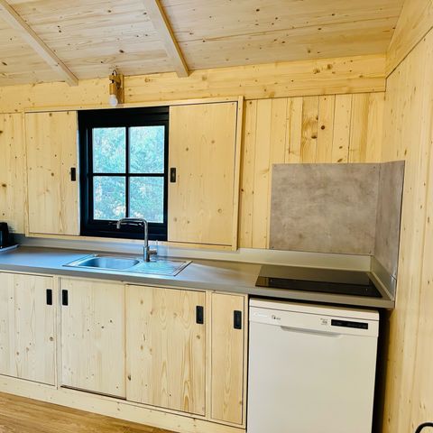 UNIEKE ACCOMMODATIE 5 personen - LODGE PRIVILEGE BOIS Uitzichtsgebied