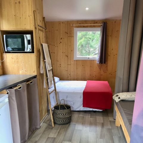 UNIEKE ACCOMMODATIE 2 personen - ROULOTTE INSOLITE Vue Réserve - Hotelservices inbegrepen